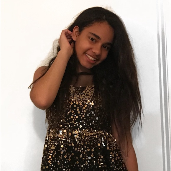 Sequin Illusion Dress - Picture 2 of 4